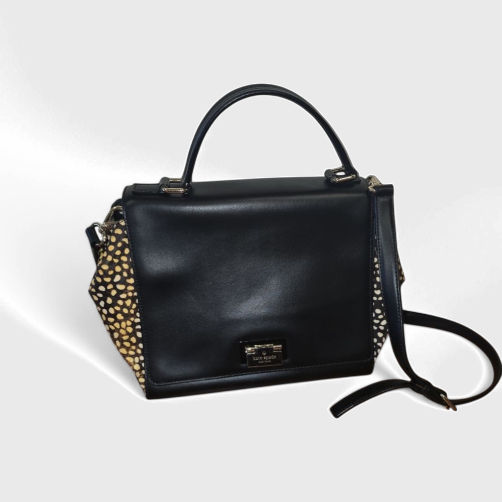 Black and Tan Designer Handbag